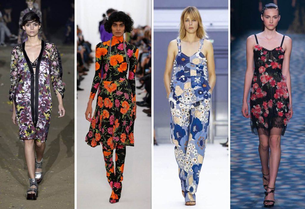 Floral fashion trend