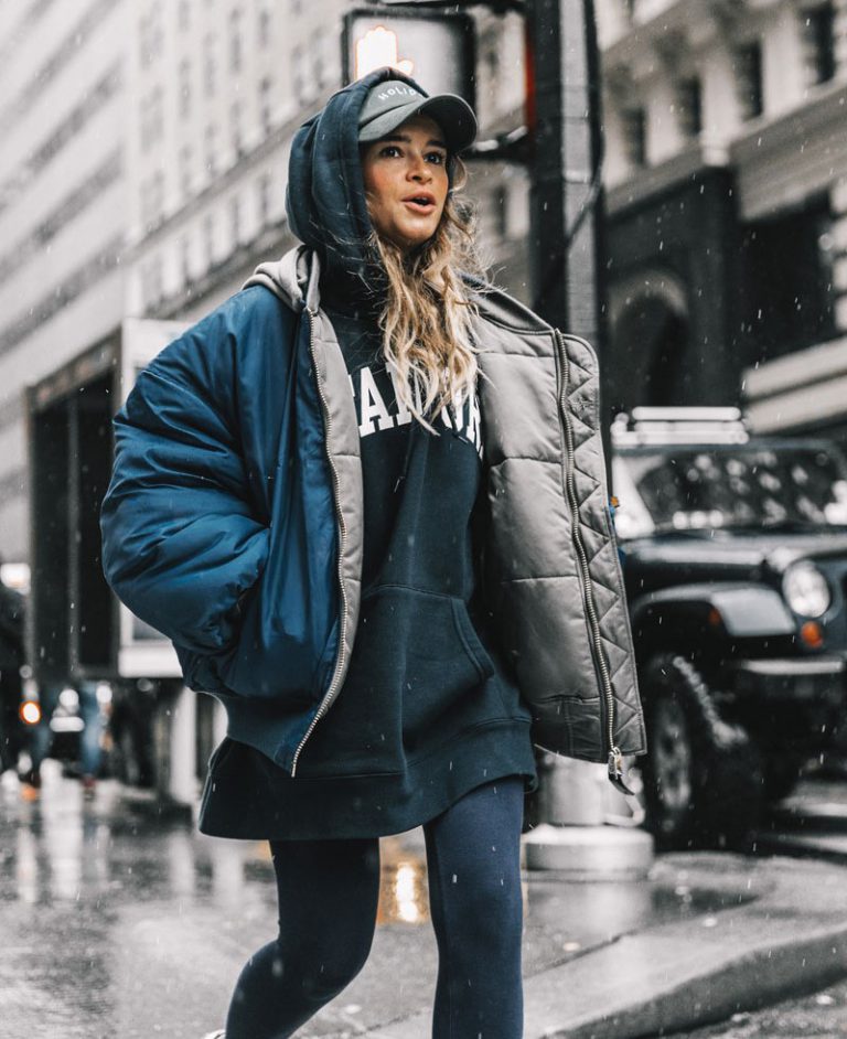 7 Ways to Dress Sporty Casual in a Puffer Jacket - Sparkle and the City