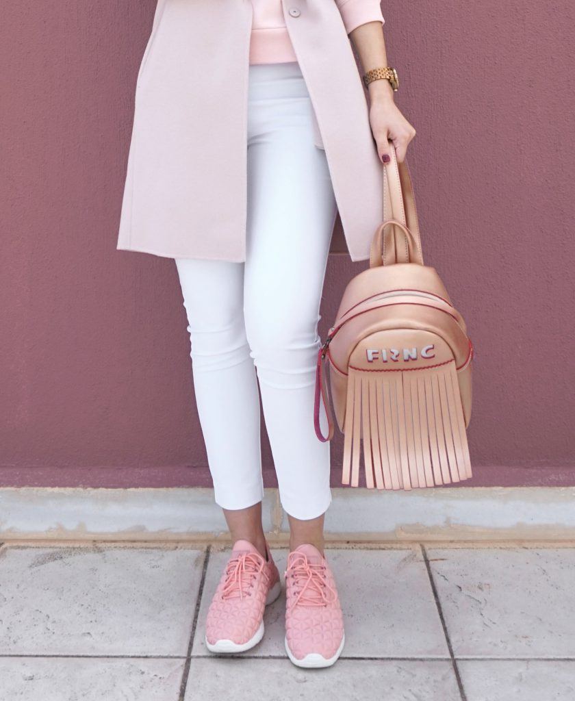 pastel pink outfit