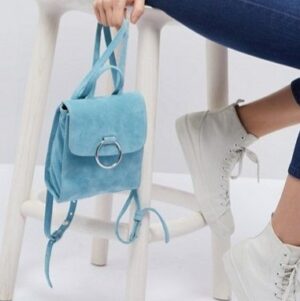 baby blue backpack