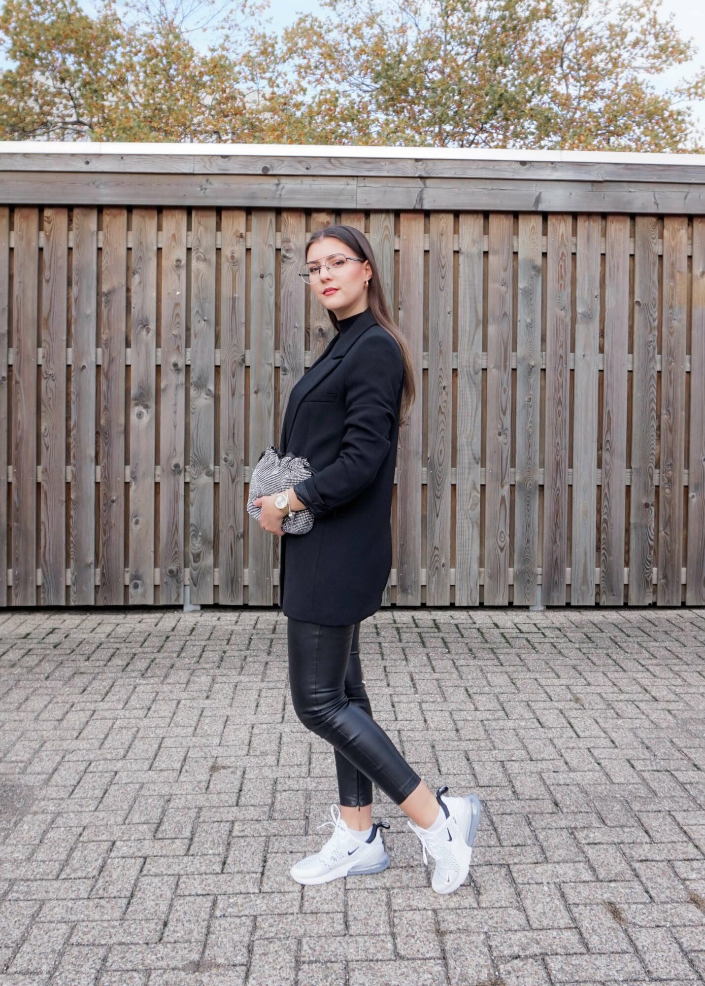 blazer with sneakers outfit