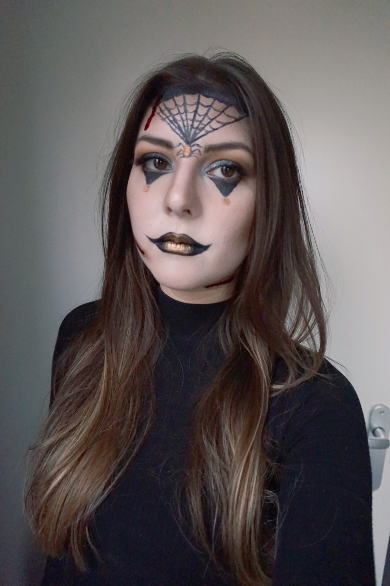 fake blood halloween makeup