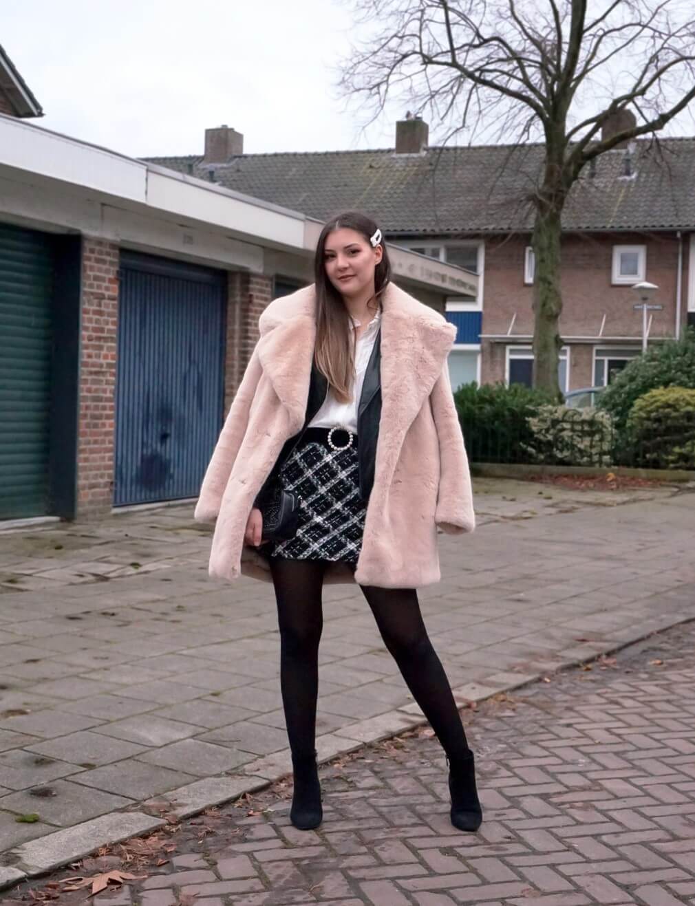 Styling Skirts In The Winter With Tights - Oh What A Sight To See