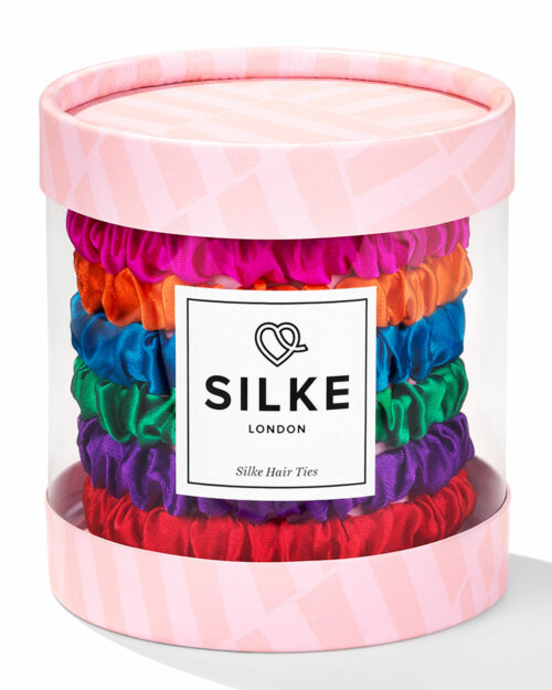 silk hair ties for present